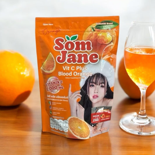 SOMJANE Vitamin C Plus Blood Orange 30 Sachets