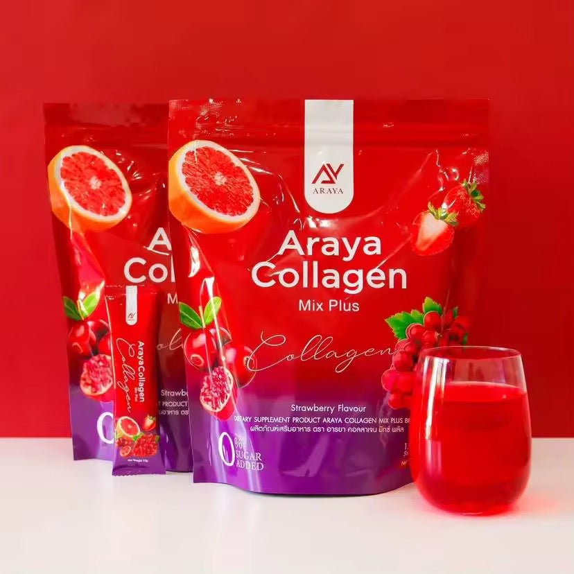 Araya Collagen MixPlus Anti-Aging Gluta Whitening (15 Sachets)