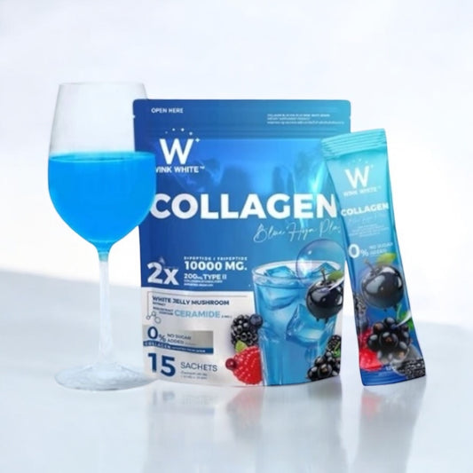 WINK WHITE COLLAGEN BLUE HYA PLUS (15 SACHETS)