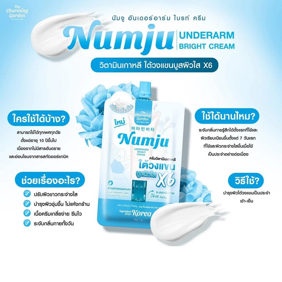 Numju Underarm Bright Cream-mini Sachet